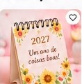 Mini Calendário 2027 Personalizado