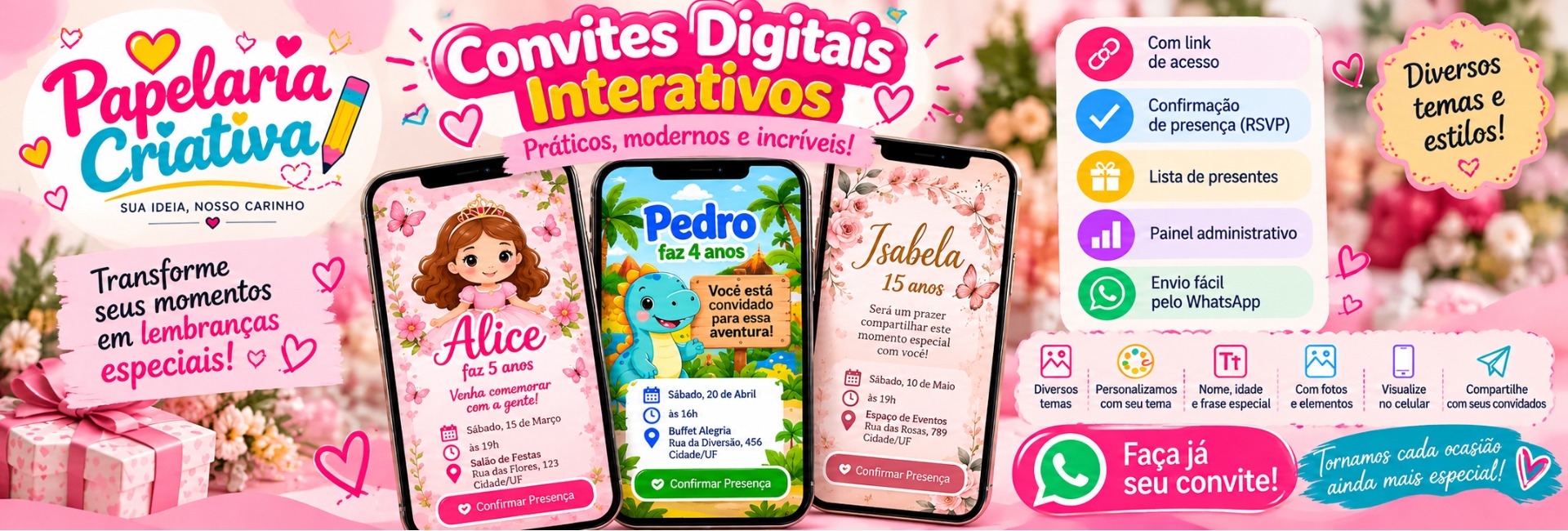 Convite Digital Interativo