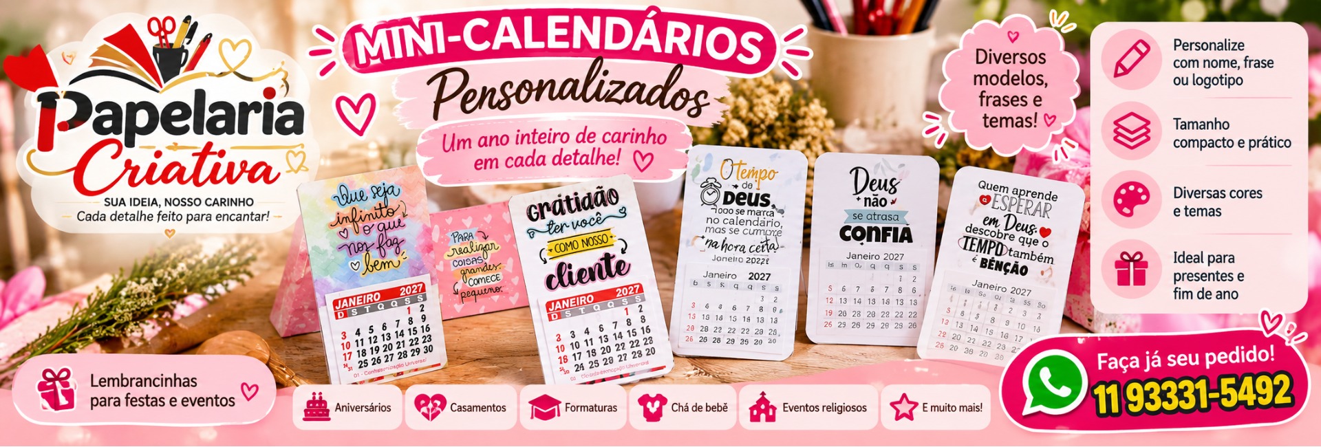 Mini Calendário